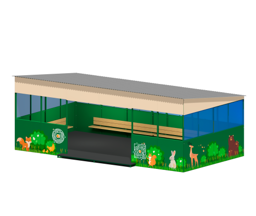 Теневой навес садов “Лес”