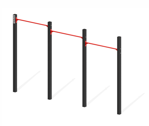 Перекладины стационарные разноуровневые «Подтягивание из виса на высокой перекладине»