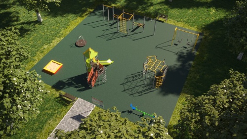 Игровая площадка №18 (16 x 16 м)