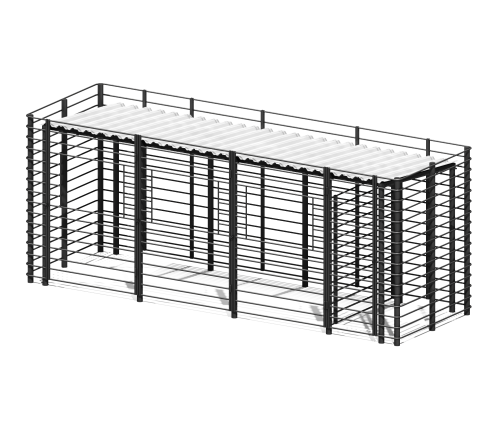 Контейнерная площадка “Сити” (на 3 контейнера + хоз. блок)