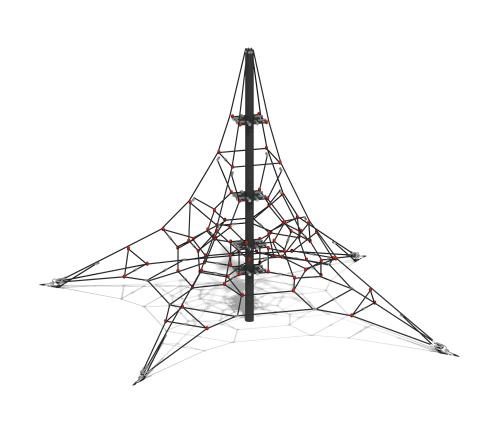 Канатная пирамида “Монблан”