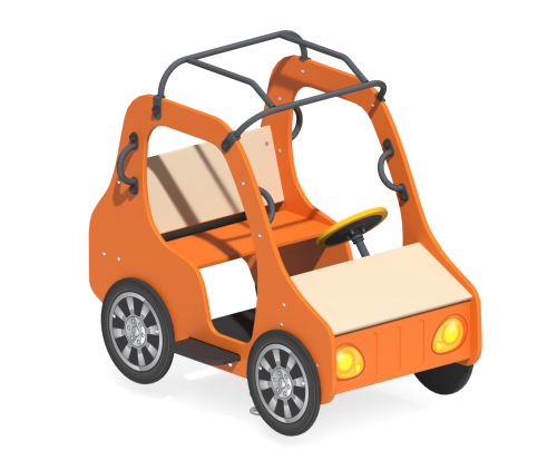 Качалка на двойной пружине “Машинка”