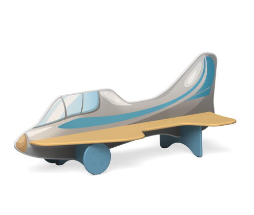 Лавочка детская двойная “Самолет”