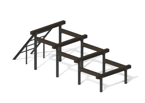 Полоса препятствий “Разрушенная лестница”