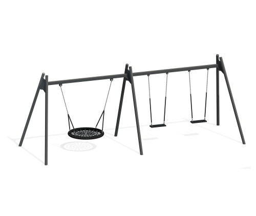 Качели “Лодочка” тройные