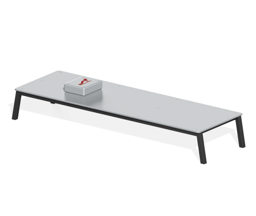 Помост для выполнения испытания «Сгибание-разгибание рук в упоре лежа на полу»