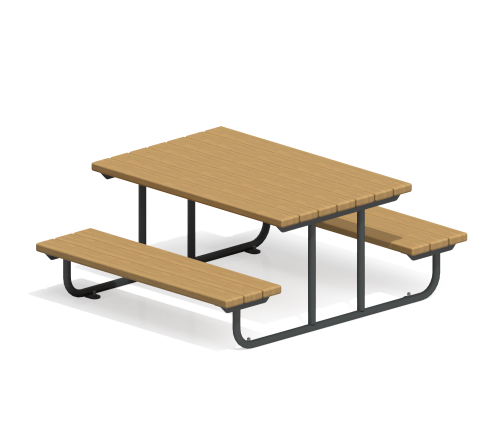 Стол со скамьями “Квартал”