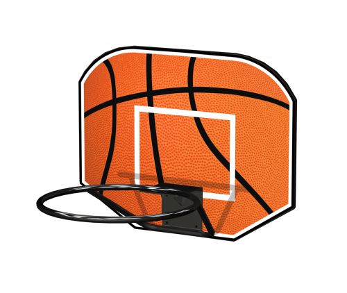 Баскетбольный щит с кольцом