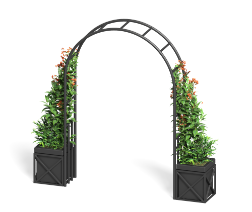 Арка с цветочницами “Сад”