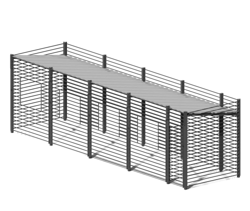 Контейнерная площадка “Промо” (на 4 контейнера + хоз. блок)