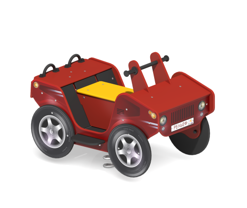 Качалка на двойной пружине “Квадроцикл”