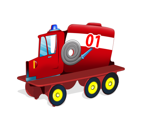 Лавочка детская двойная “МЧС”