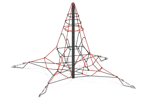 Канатная пирамида “Альтаир”