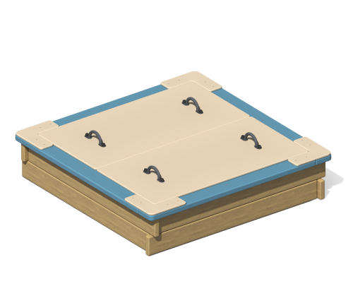 Песочница “Ларец” с крышкой