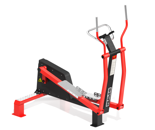 Уличный кардиотренажер на все группы мышц с безынерционным нагрузочным механизмом