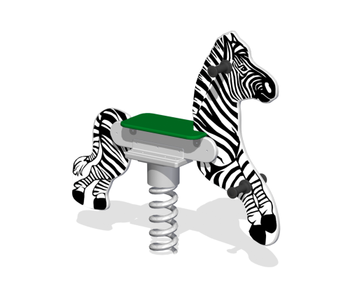 Качалка на пружине “Зебра”