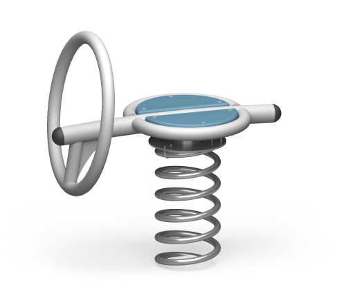 Качалка на пружине “За рулем”