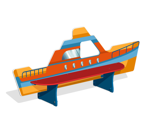 Лавочка детская двойная “Кораблик”