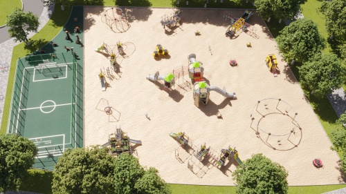 Игровая площадка №16 (50 x 50 м)