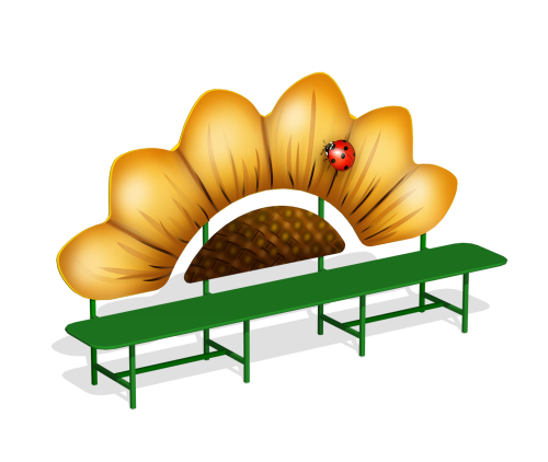 Лавочка детская “Подсолнух”