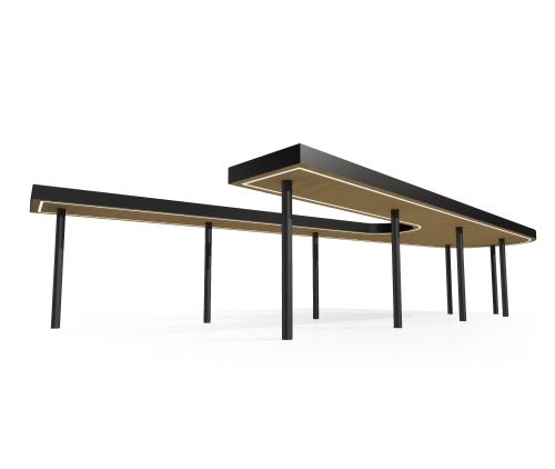 Теневой навес “Бумеранг”