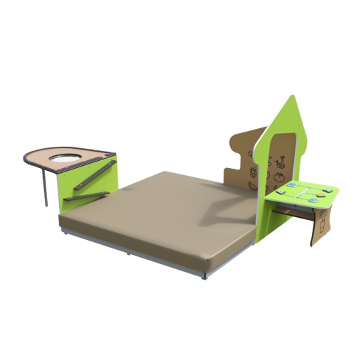 Домик-песочница со столиком 109.42.00