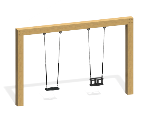 Качели  “Куб” двойные