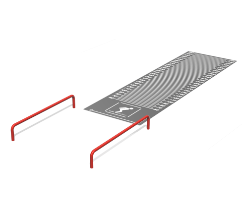 Комплекс для выполнения испытания «Прыжок в длину с места толчком двумя ногами»