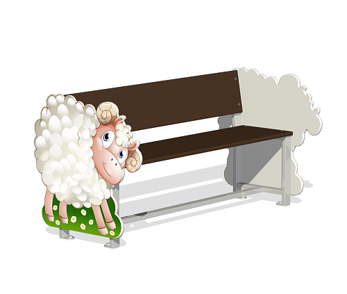 Лавочка детская “Барашек”