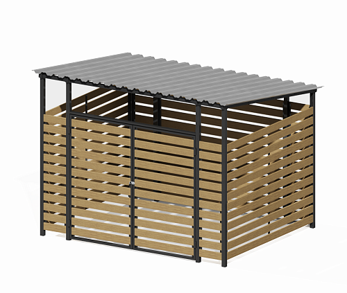 Контейнерная площадка “Эко+” (на 2 контейнера)