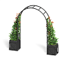 Арка с цветочницами “Сад”