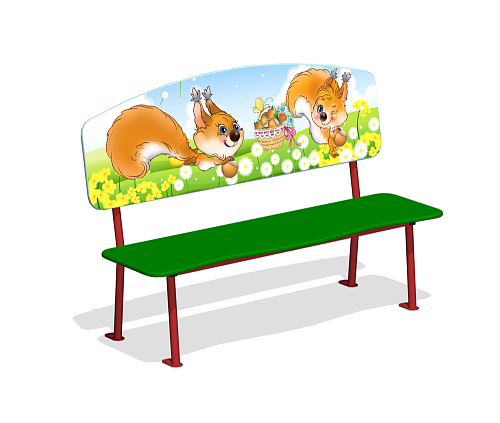 Лавочка детская “Белочки”