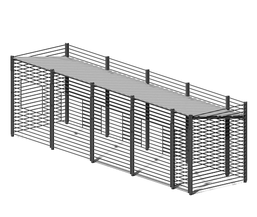 Контейнерная площадка “Промо” (на 4 контейнера + хоз. блок)