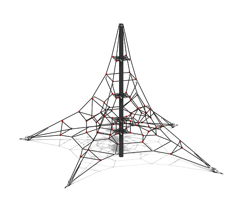 Канатная пирамида “Монблан”