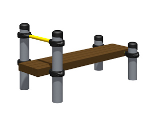 Спортивное оборудование скамья для пресса Romana С3-180.00