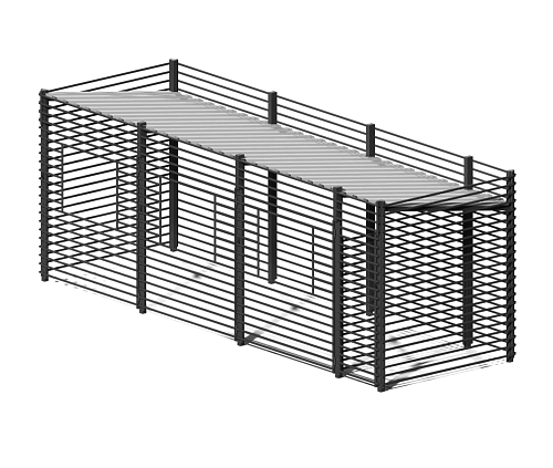 Контейнерная площадка “Промо” (на 3 контейнера + хоз. блок)