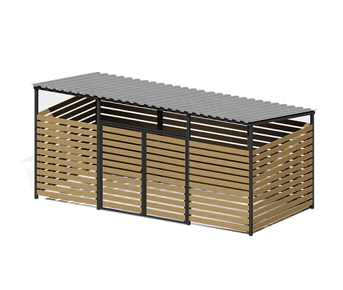 Контейнерная площадка “Эко+” (на 4 контейнера)