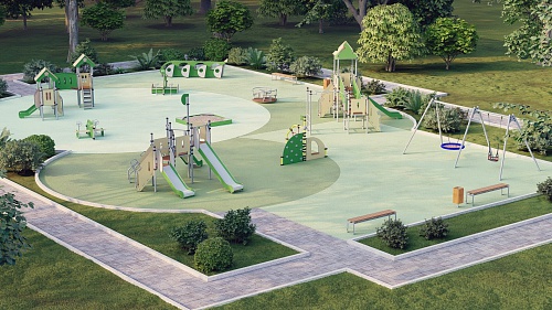 Игровая площадка №11 (40 x 23м)