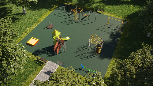 Игровая площадка №18 (16 x 16 м)