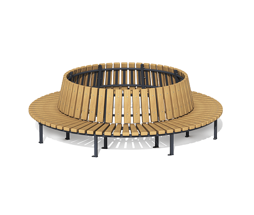 Скамейка-диван стальной “Круглый”