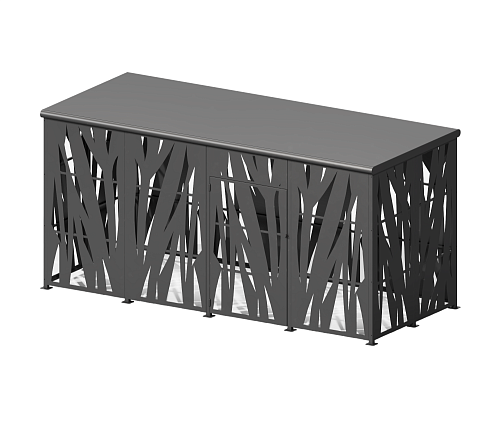 Контейнерная площадка “Панель” (на 3 контейнера)