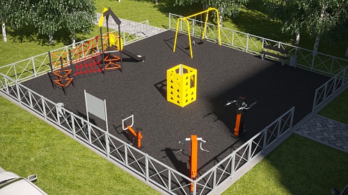 Игровая площадка №14 (12 x 12 м)