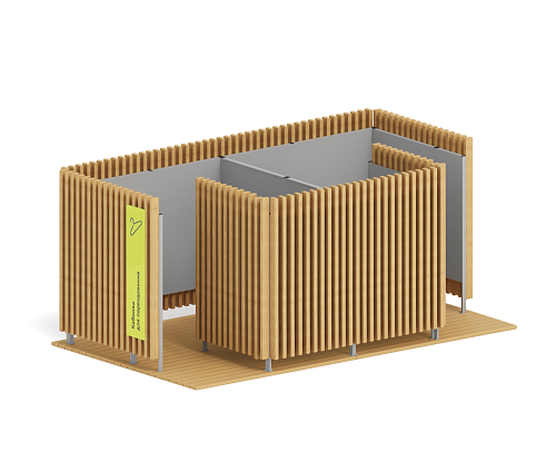 Кабинка для переодевания “Пляж”