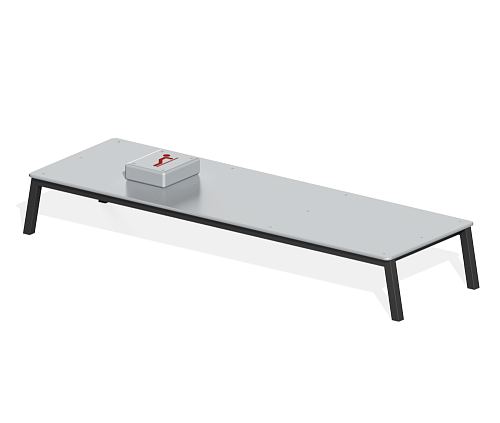 Помост для выполнения испытания «Сгибание-разгибание рук в упоре лежа на полу»