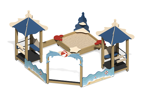 Песочный дворик “Коралл”