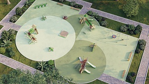 Игровая площадка №11 (40 x 23м)