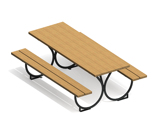 Стол со скамьями “Отдых”