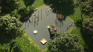 Игровая площадка №18 (16 x 16 м)