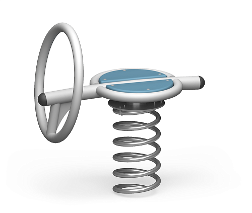 Качалка на пружине “За рулем”