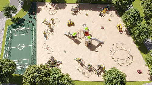 Игровая площадка №16 (50 x 50 м)